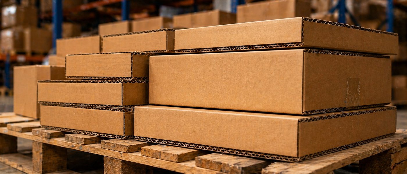 Warehouse worker performing double-scan QC verification on a Box The Box parcel